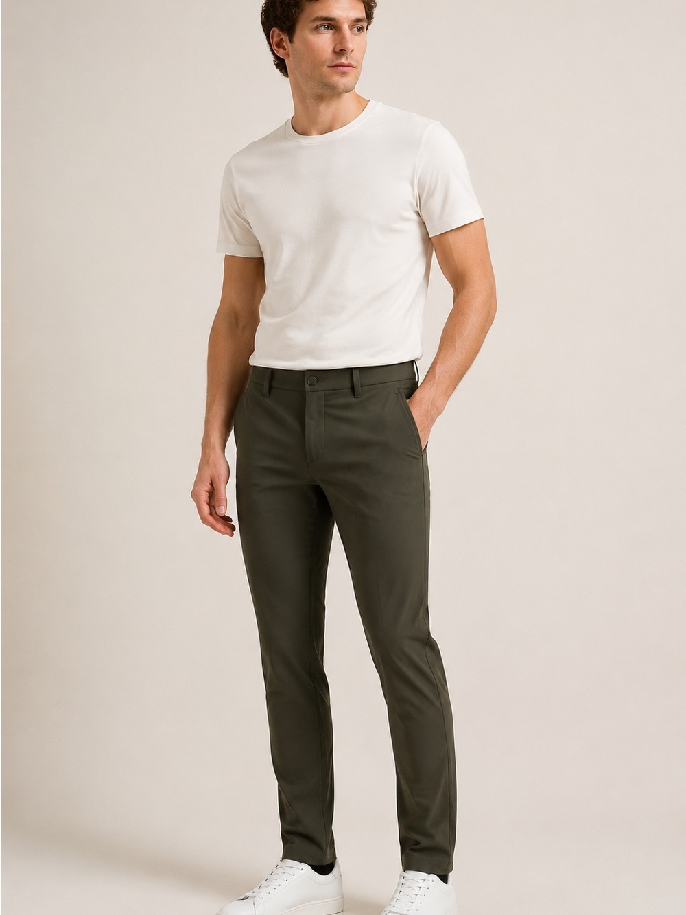 lululemon Men’s Commission Slim Pants Dark Olive Size 28